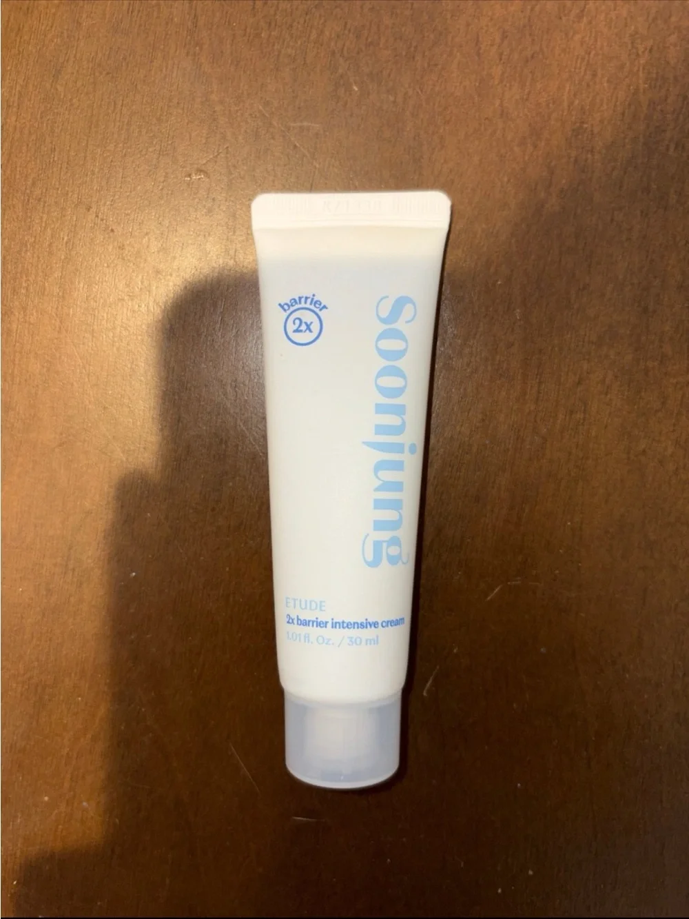 Soonjung 2x Barrier Intensive Cream - White with Light Blue Accents